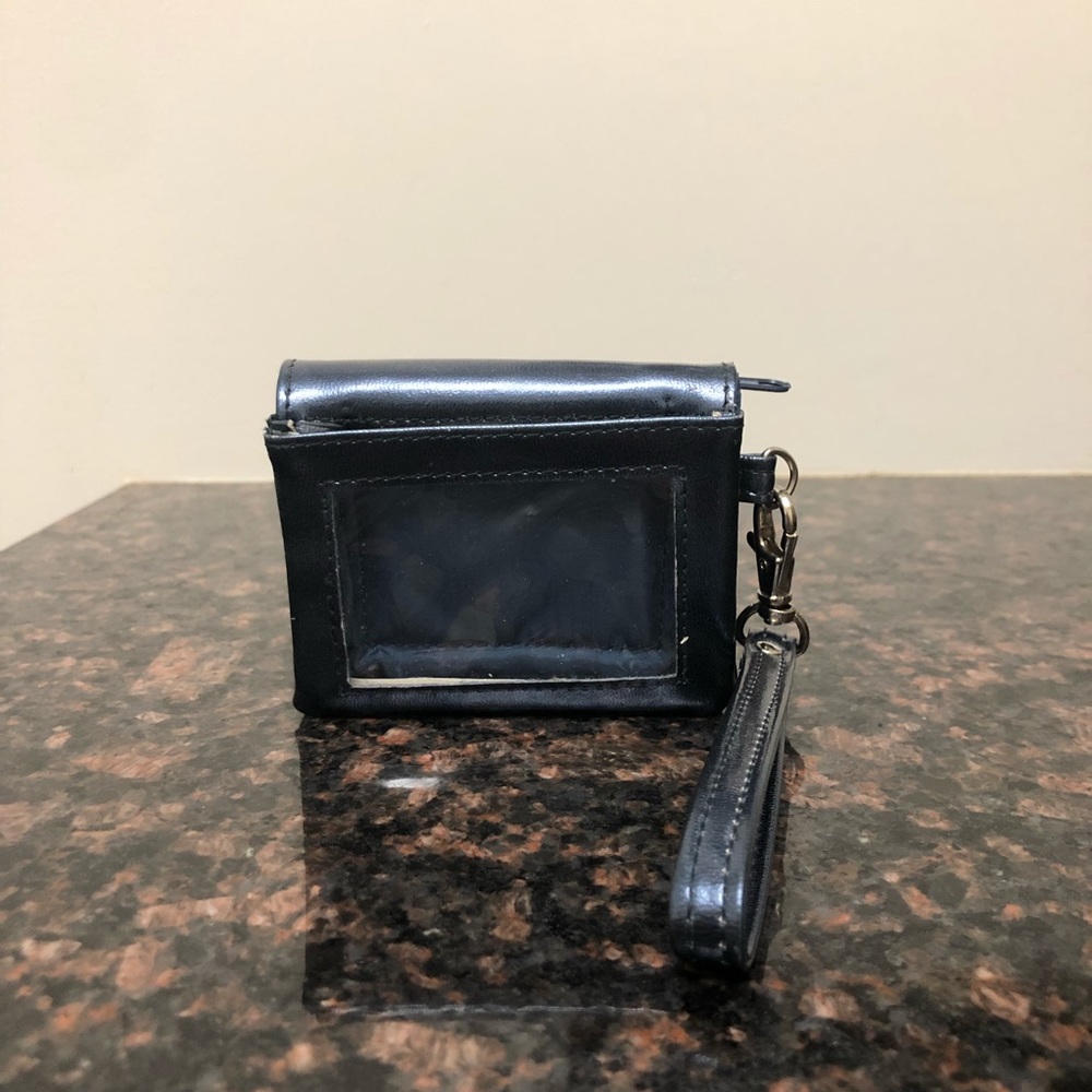 Roots Metallic Navy Wristlet Wallet - Picture 5 of 6